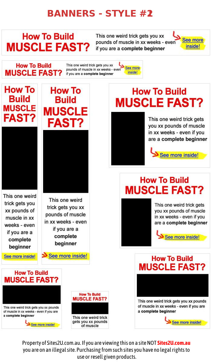 Banner Templates Set - Style #2