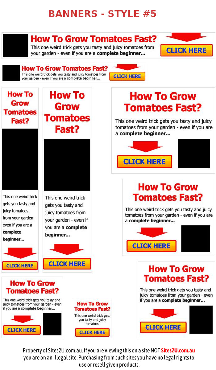 Banner Templates Set - Style #5