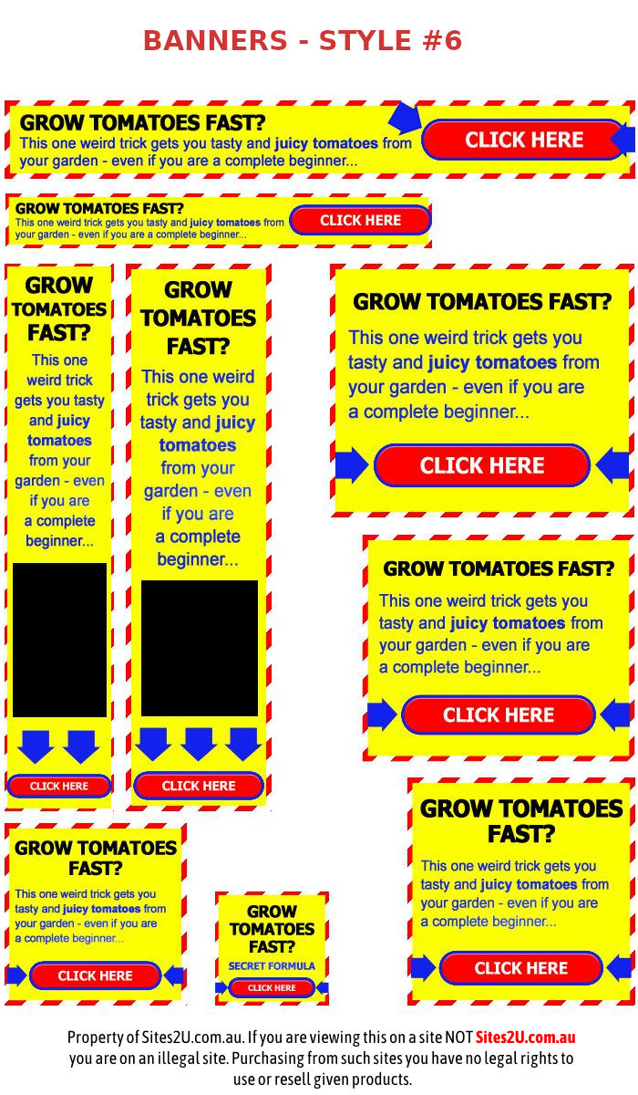 Banner Templates Set - Style #6