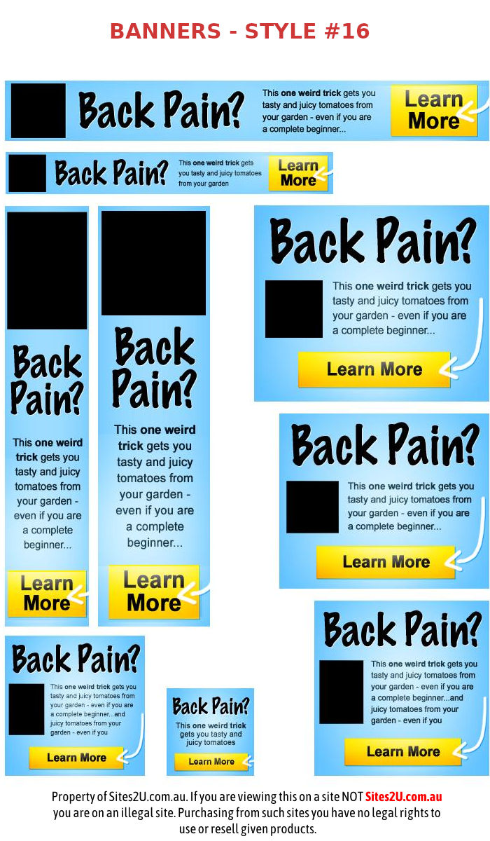 Banner Templates Set - Style #16