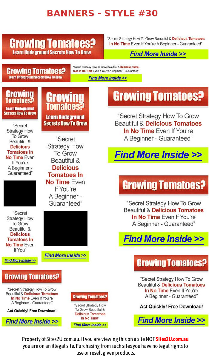 Banner Templates Set - Style #30