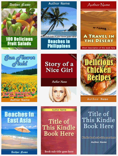 Kindle Covers Templates