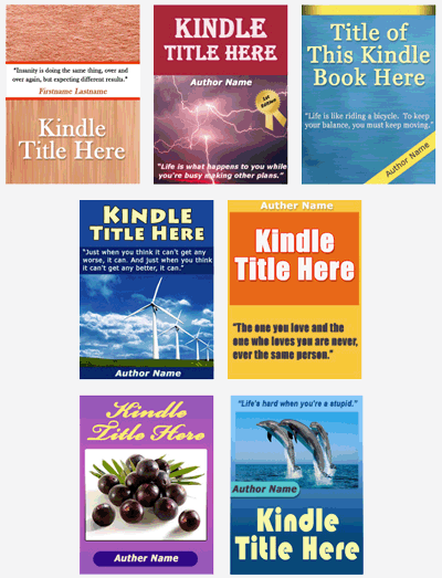 Kindle Covers Templates - Image 3