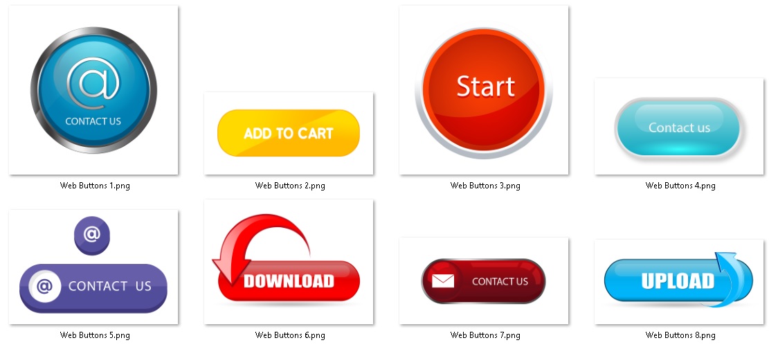 20 CTA Button Design Graphics - Assorted - Image 2