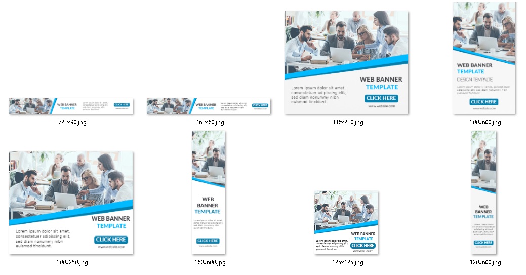 Premium Web Banner Templates Set - Style #12 - Image 2