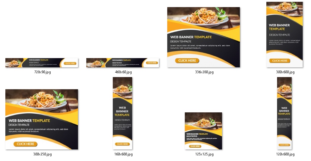 Premium Web Banner Templates Set - Style #8 - Image 2