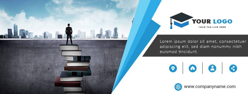 Facebook Timeline Covers Template - Education Niche - Style#24