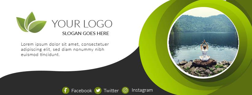 Facebook Timeline Covers Template - Spa / Yoga Niche - Style#30