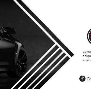 Facebook Timeline Covers Template - Car Niche - Style#33