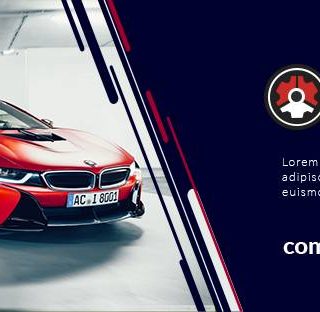 Facebook Timeline Covers Template - Car Niche - Style#36