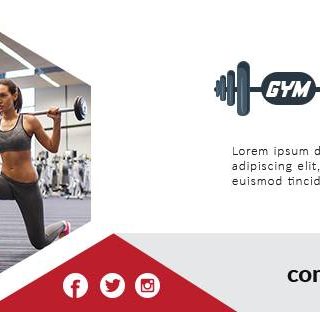 Facebook Timeline Covers Template - Fitness Niche - Style#41