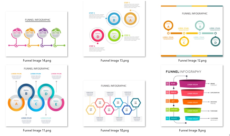 20 Funnel Image Designs Bundle - Assorted - Image 2