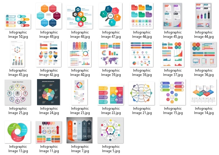 50 Infographics Designs Templates Bundle - Image 4