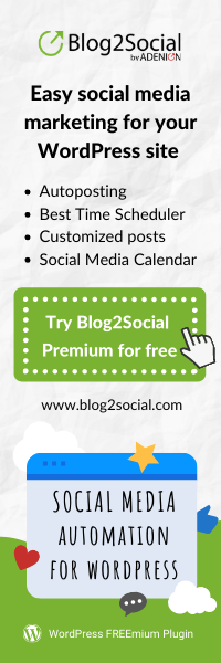 Blog2Social Social Media Automation Software - banner