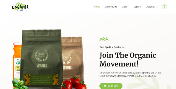 Demo - Organic Shop