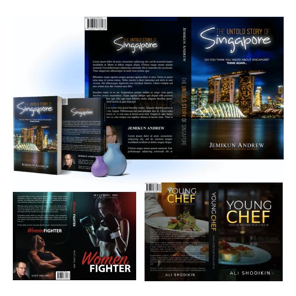 Printed Book Cover Design Service