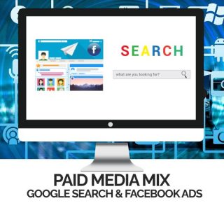 Paid Media Mix - Google Search and Facebook Ads Package